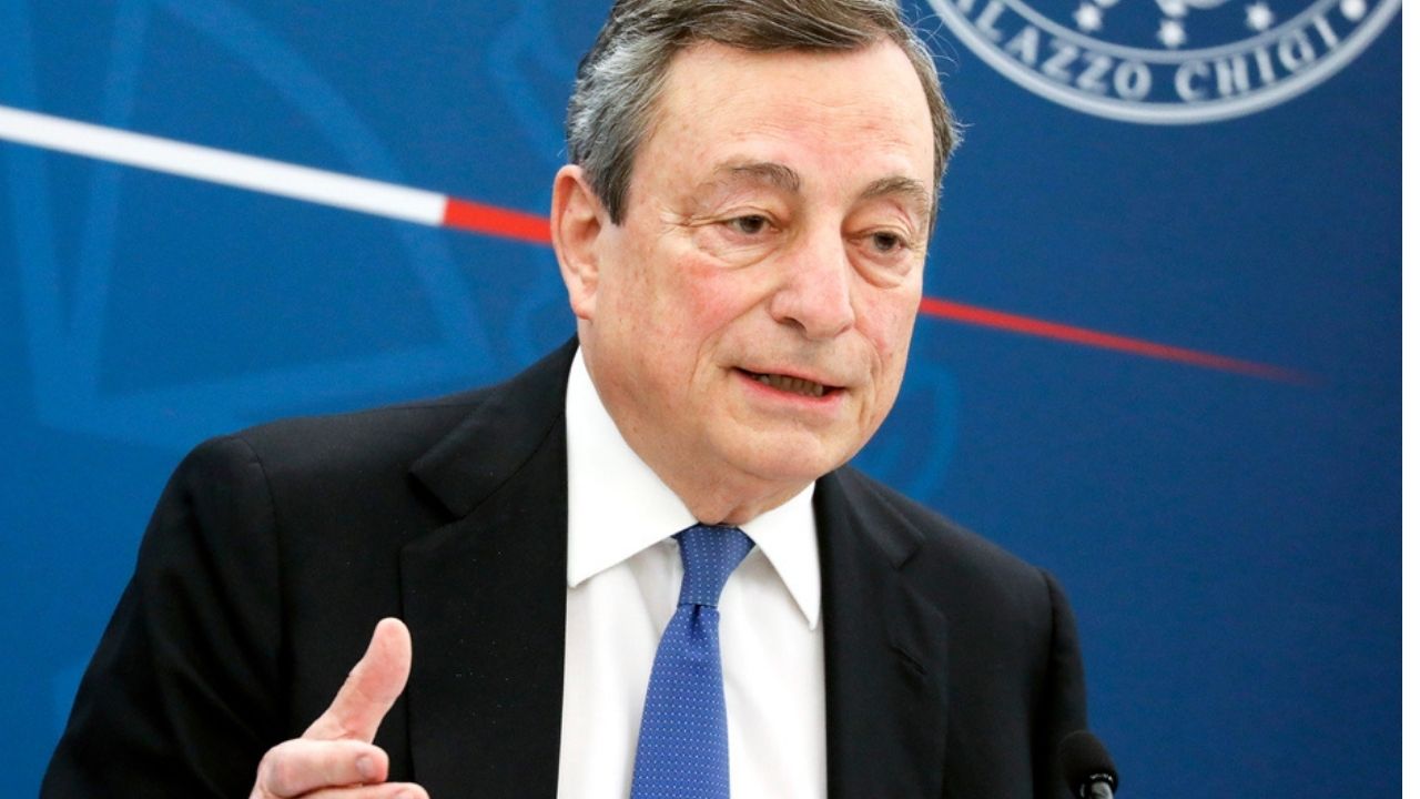 Mario Draghi La borsa italiana è di nuovo un buon posto dove mettere i soldi