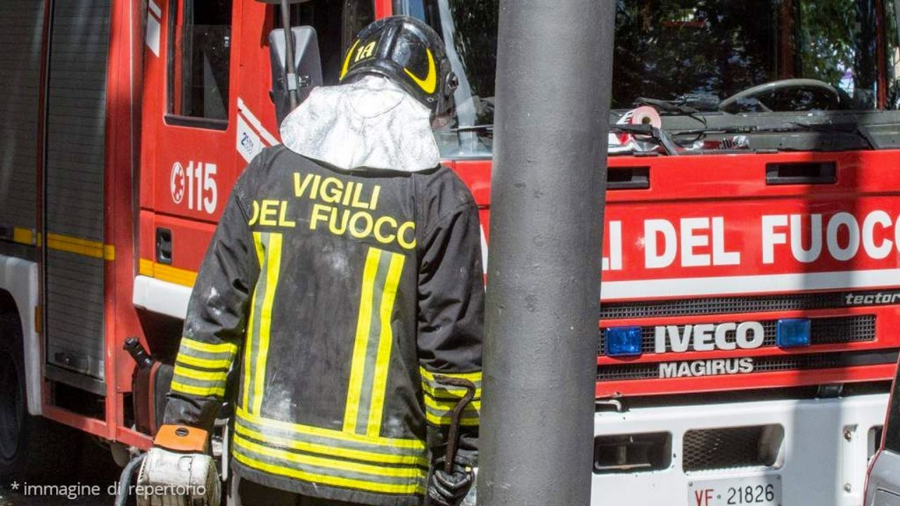 vigili del fuoco incendio