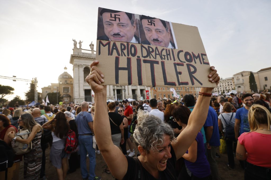 MANIFESTAZIONE NO GREEN PASS