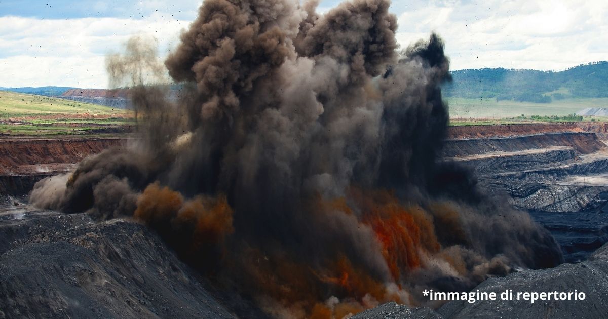 Esplosione in una miniera di carbone