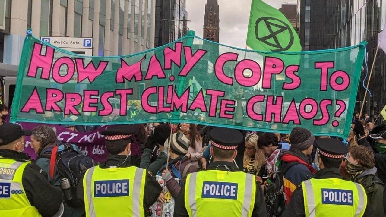 proteste cop26 glasgow