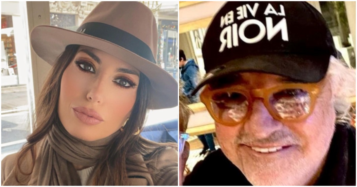 Elisabetta Gregoraci e Flavio Briatore a pranzo insieme: le fotografie della coppia con Nathan Falco