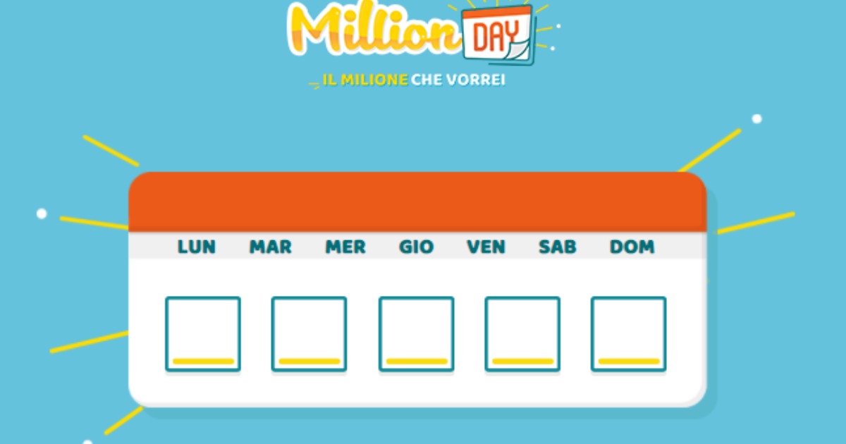Million Day estrazioni e Extra numeri vincenti di oggi 9 maggio: combinazioni, cinquina e ora di estrazione