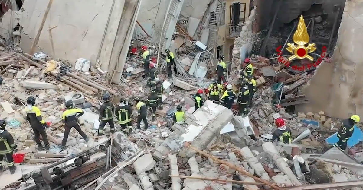 Ravanusa, trovati altri corpi sotto macerie