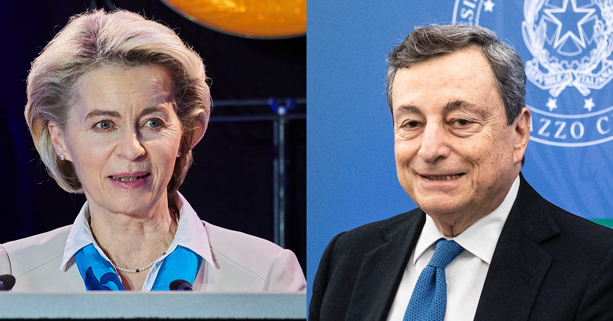 Ursula von der Leyen elogia Italia
