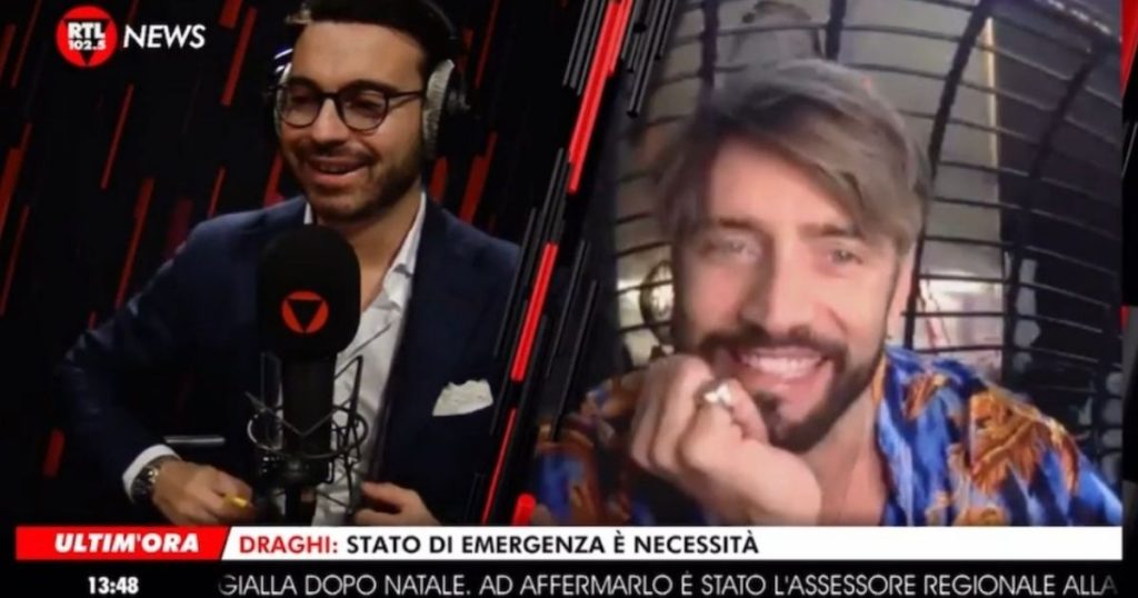 Alex Belli in diretta su Trends&Celebrities 