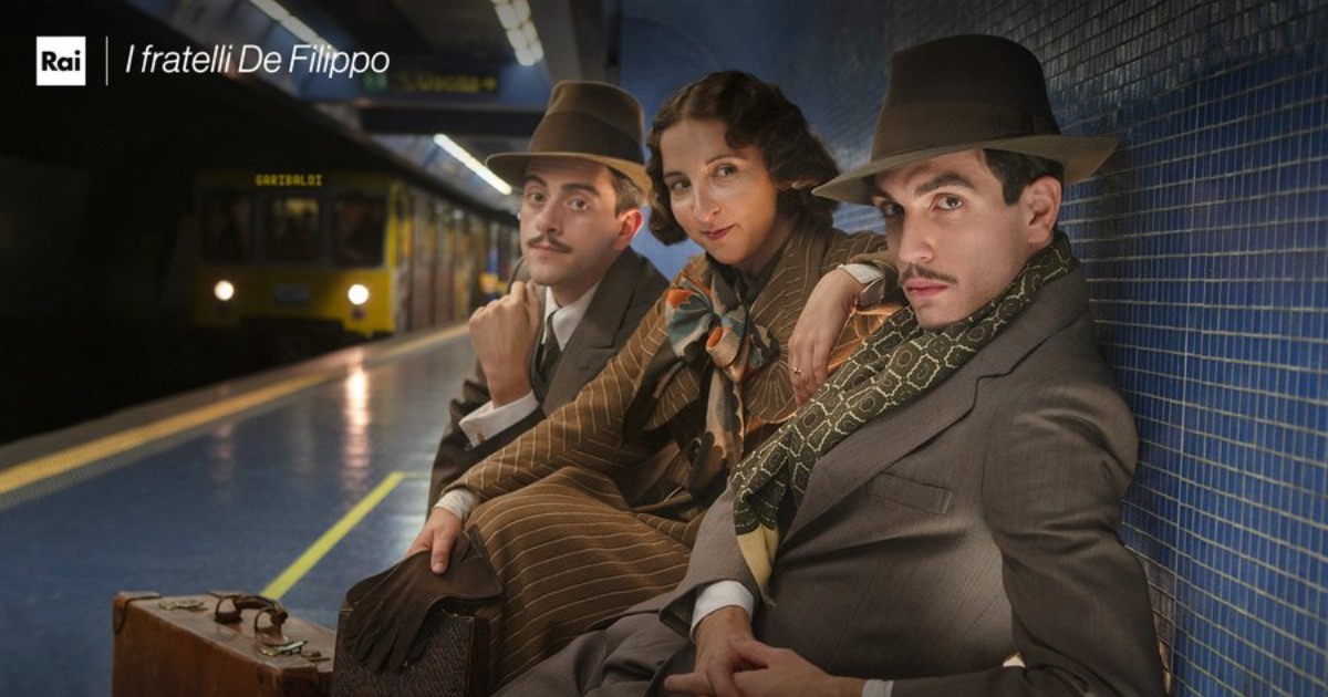 I fratelli De Filippo: su Rai1 va in onda la storia di Peppino, Titina ed Eduardo