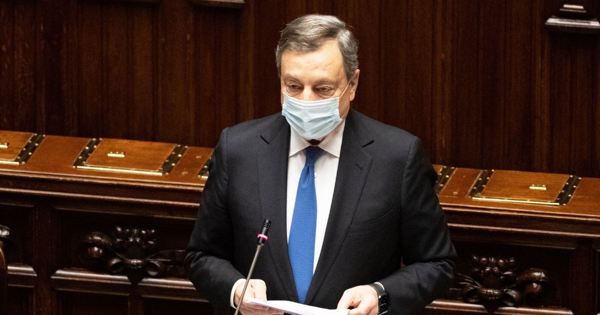mario draghi al senato