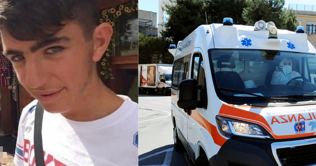 Lorenzo Parelli e ambulanza