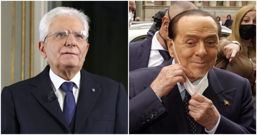 Berlusconi favorevole alla rielezione di Mattarella, ma Meloni è polemica. Capogruppo in visita al Colle da Mattarella - ore 15.40