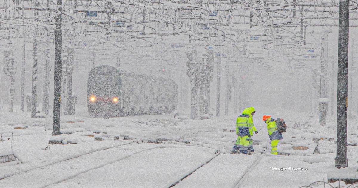 allerta meteo arancione per lunedì 10 gennaio