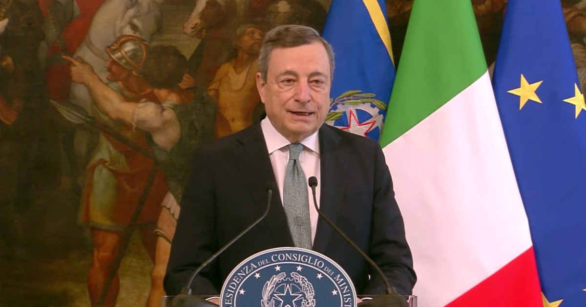 Draghi sulla guerra in Ucraina: "Una democrazia colpita nella sua legittima sovranità". Il discorso completo