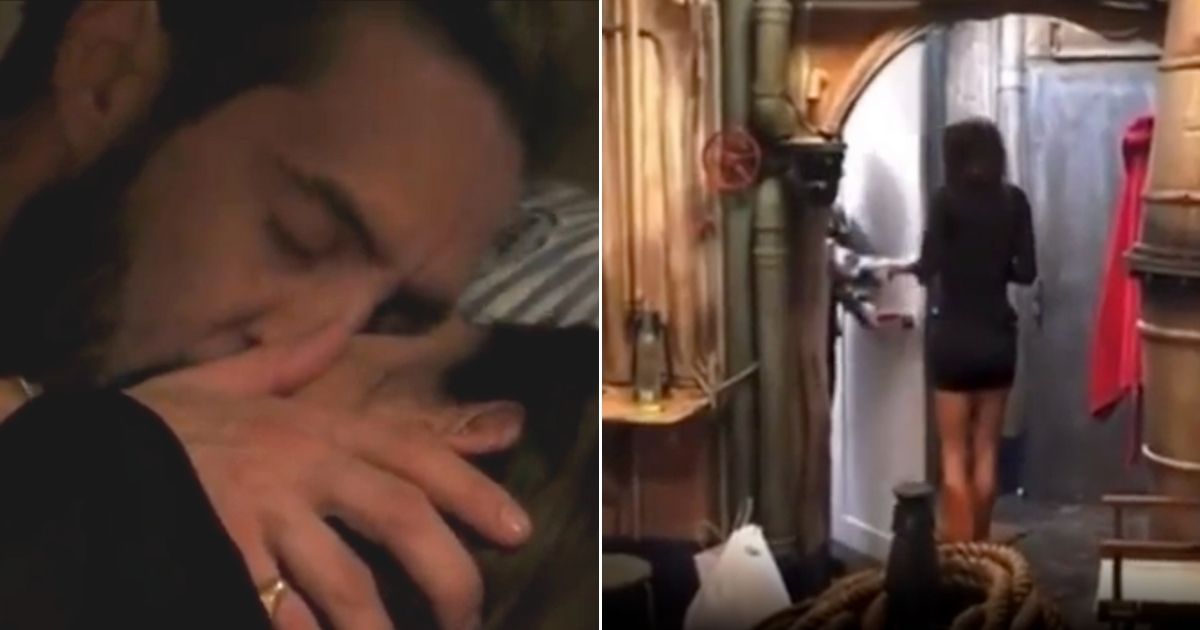 Alex Belli e Delia Duran si baciano e si chiudono nel bagno del GF Vip: i video della "riconciliazione"