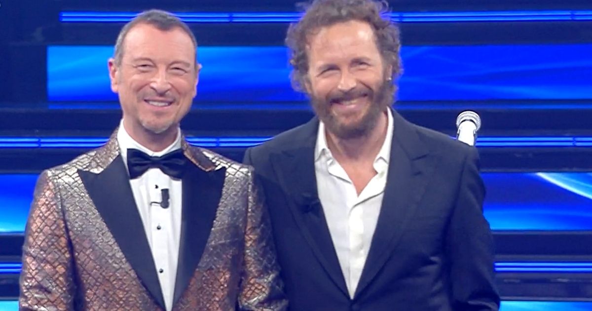 amadeus e jovanotti a sanremo