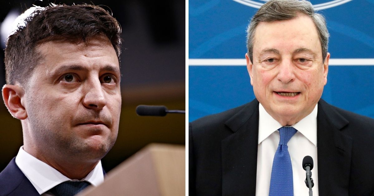 Zelensky fraintende Draghi e risponde: "La prossima volta proverò a spostare l’agenda della guerra"