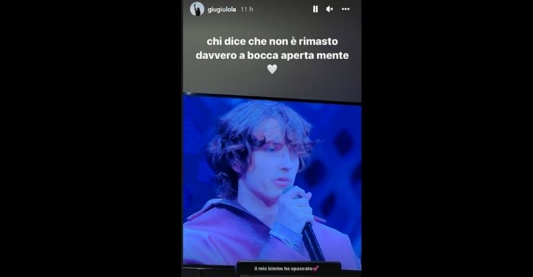 giulia-stabile-sangiovanni-instagram-story-dedica-sanremo