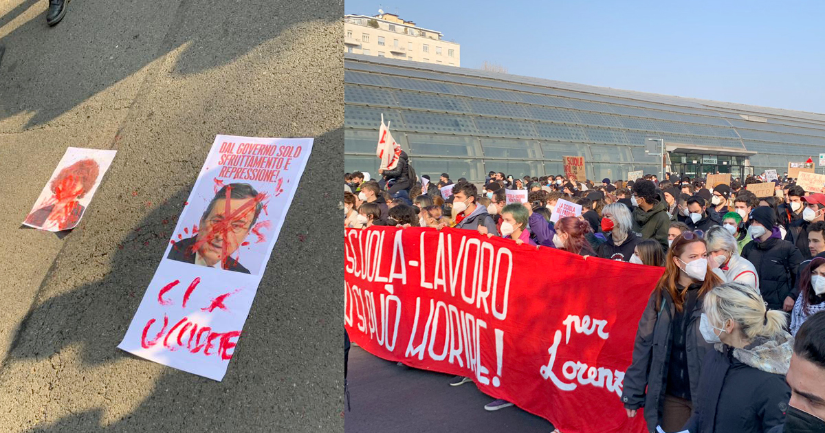 Manifestazioni per l'alternanza scuola-lavoro dopo la morte di Lorenzo Parelli, chieste le dimissioni della Lamorgese