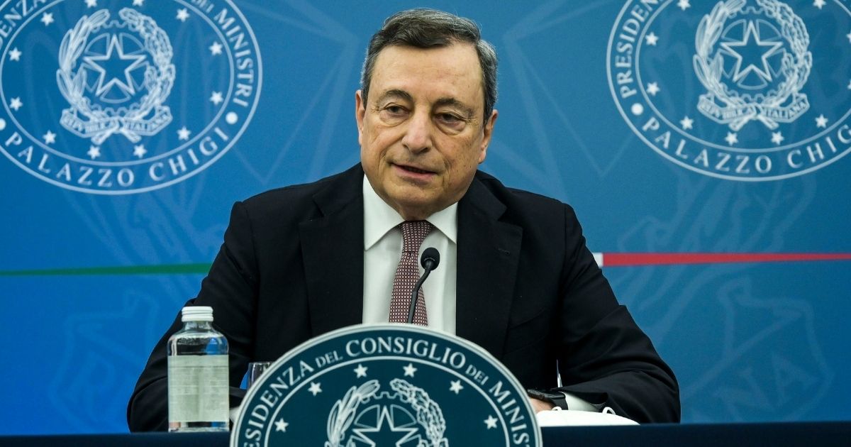 draghi in conferenza stampa