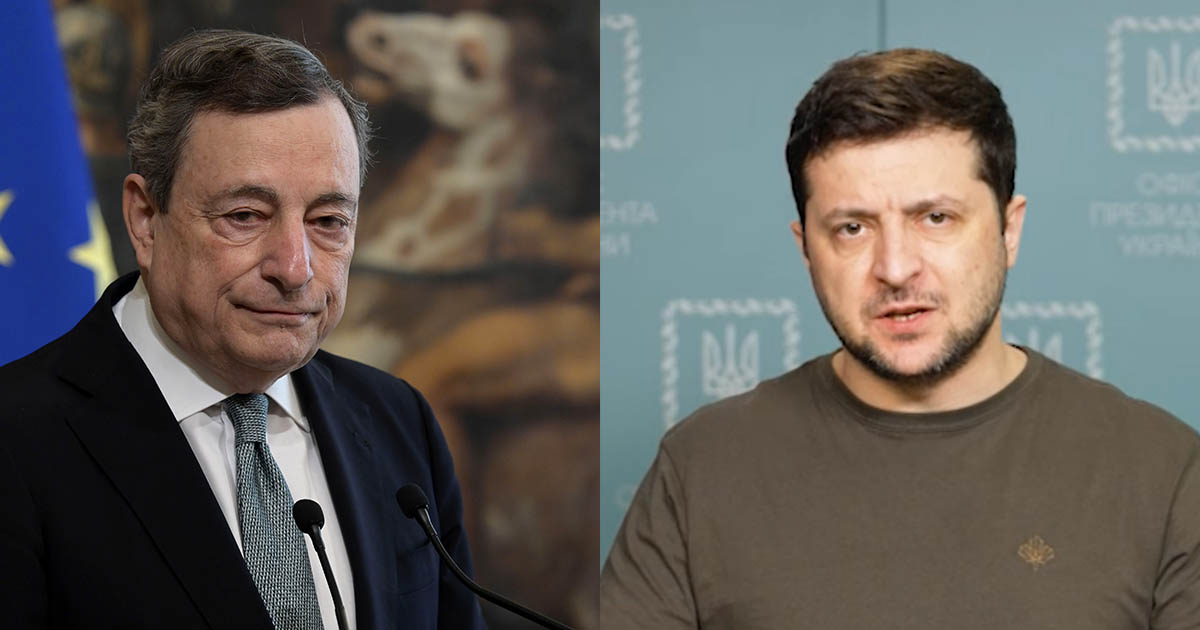 Draghi sull'attacco alla centrale nucleare in Ucraina: "Scellerato". Zelensky: "L'Europa deve svegliarsi ora"