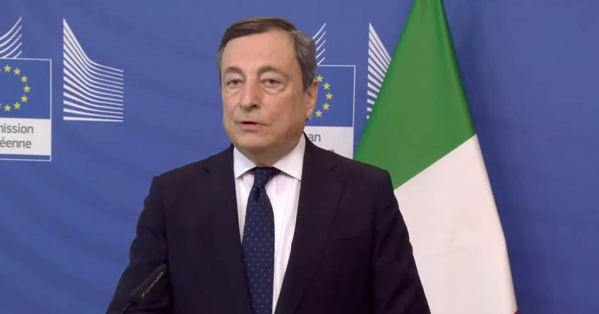 Draghi fa il punto sul ruolo dell'Italia nel supporto all'Ucraina e annuncia nuove misure contro Mosca