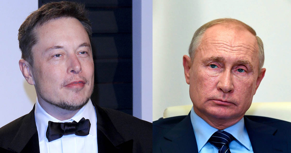 Elon Musk sfida Vladimir Putin e Mosca risponde: la proposta per fermare la guerra in Ucraina