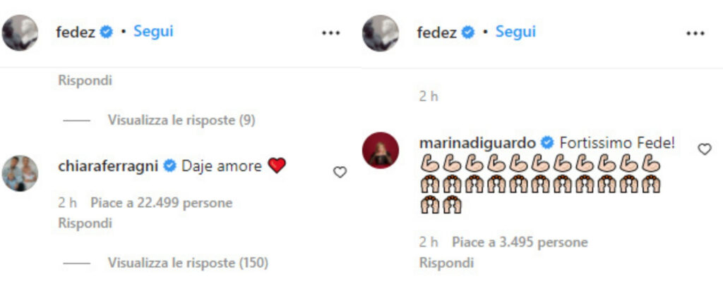 Fedez riceve il sostegno del mondo vip dopo l'intervento fatto in queste ore: "Sei una roccia"