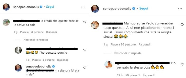 Paolo Bonolis si complimenta con la moglie Sonia Bruganelli dopo il GF Vip: scoppia la polemica sui social