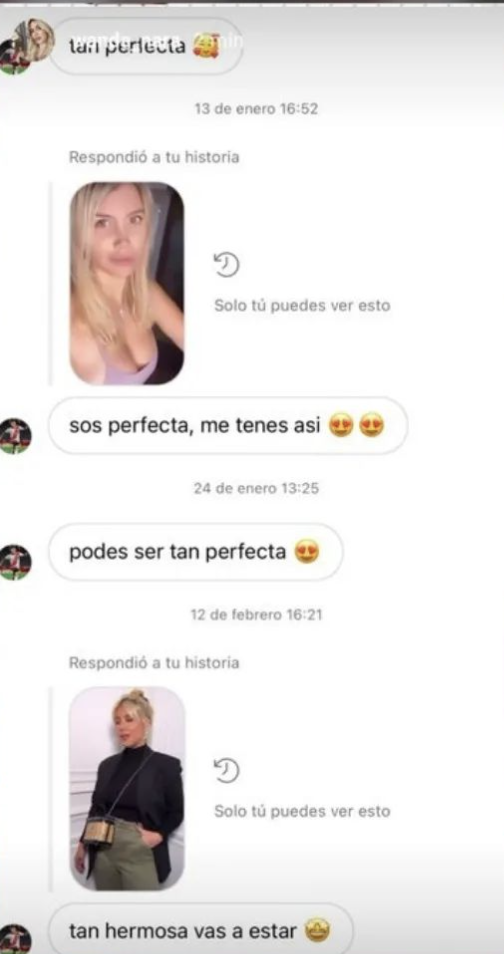 chat privata wanda nara