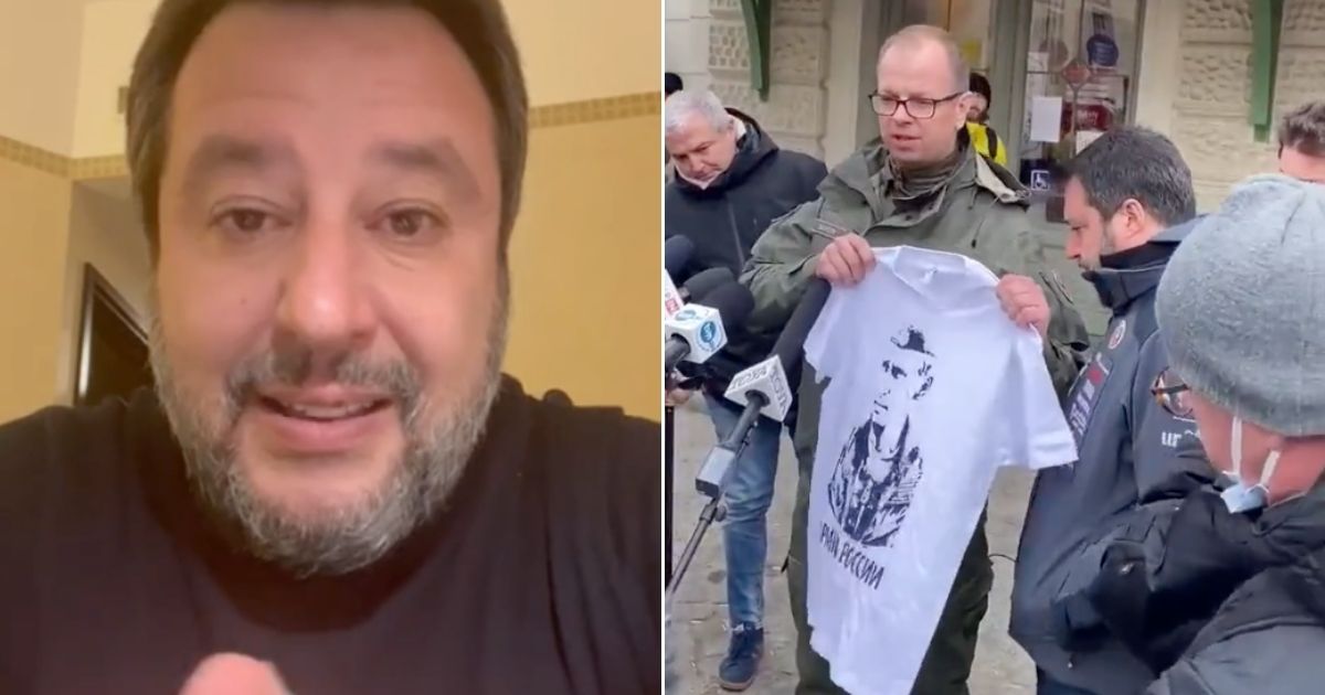 Matteo Salvini sul sindaco che lo ha accolto con la maglietta di Putin in Polonia: "Ci sta tutto". Il video