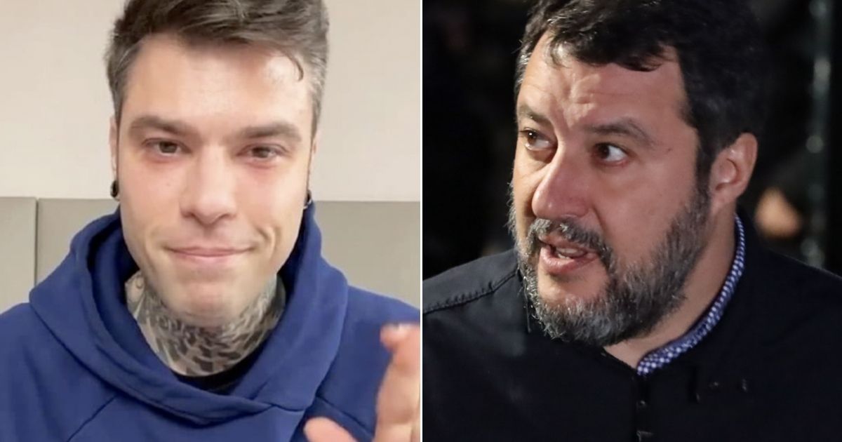 Salvini augura il meglio a Fedez dopo l'annuncio della malattia, ma scoppia la polemica: "Caricatura umana"