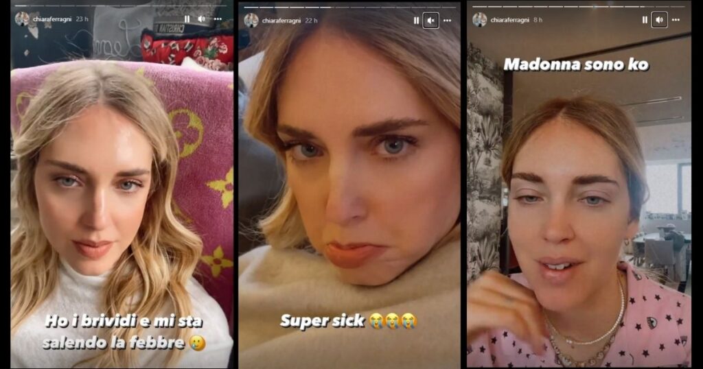 Chiara Ferragni sta male e preoccupa i fan: "Da ieri sono ko con dolori muscolari fortissimi"