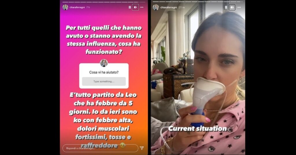 Chiara Ferragni sta male e preoccupa i fan: "Da ieri sono ko con dolori muscolari fortissimi"