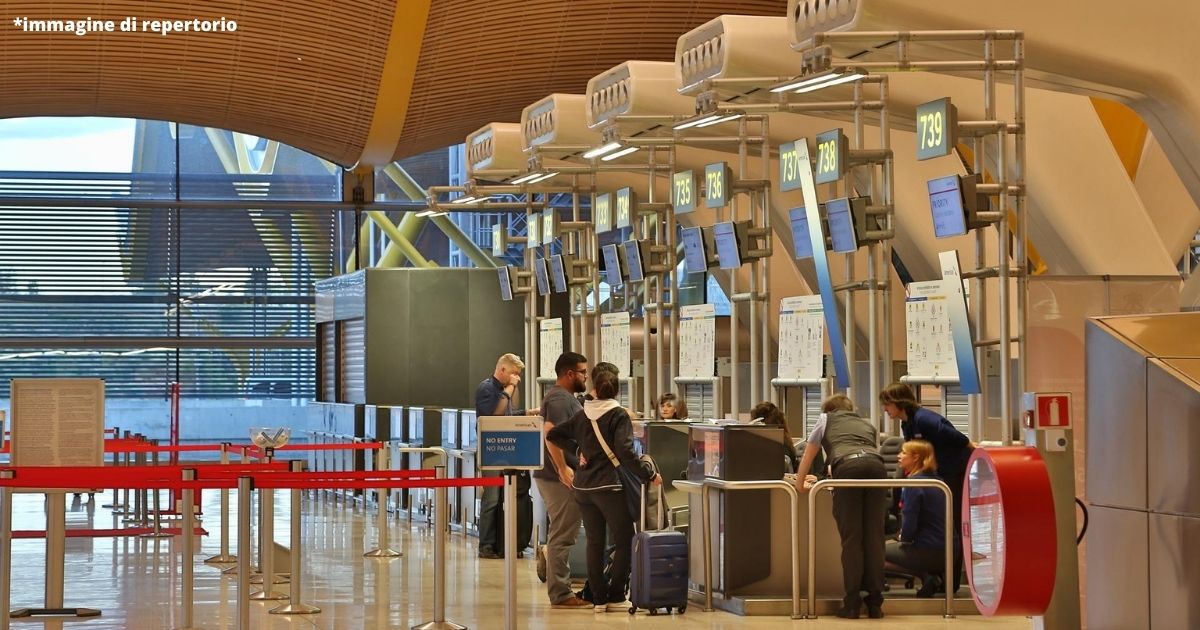 Bomba inesplosa in aeroporto