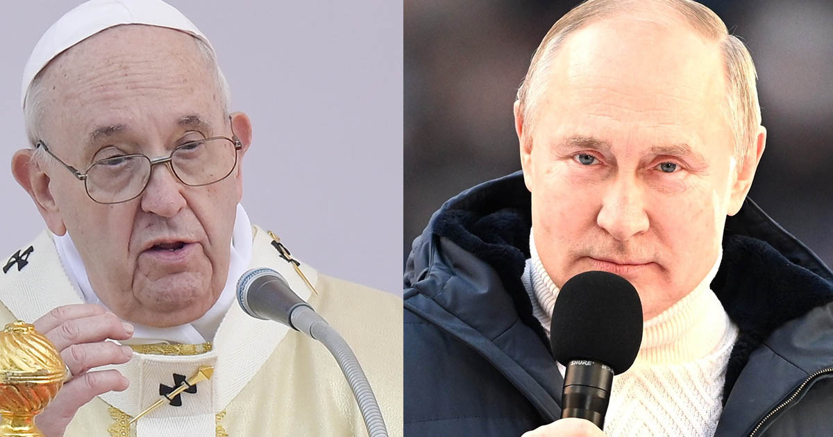 Papa Francesco pronto a incontrare Vladimir Putin: l'idea del viaggio a Mosca per fermare la guerra in Ucraina