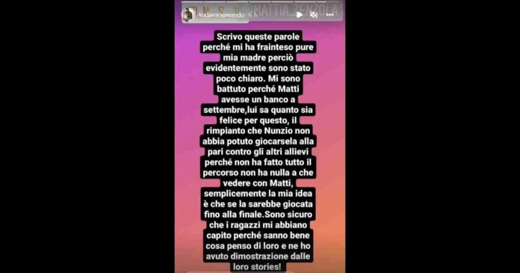 Raimondo Todaro risponde alle critiche per le sue parole dopo l'eliminazione di Nunzio ad Amici