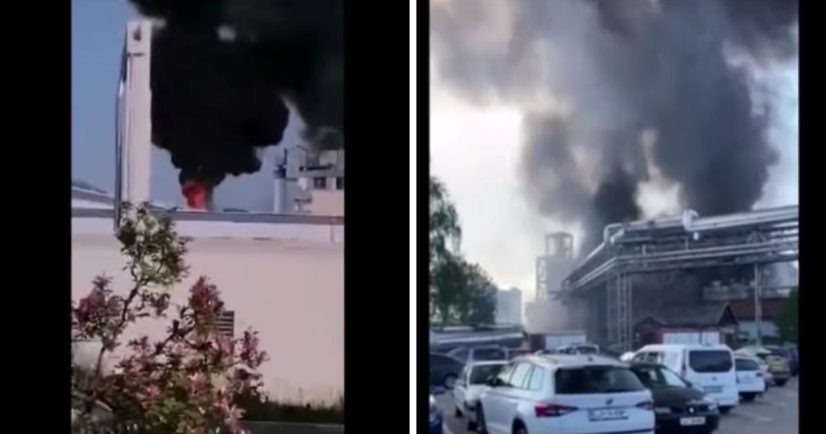 Esplosione in un impianto chimico in Slovenia, ci sono operai feriti. Enorme nube nera nell'aria. Le immagini