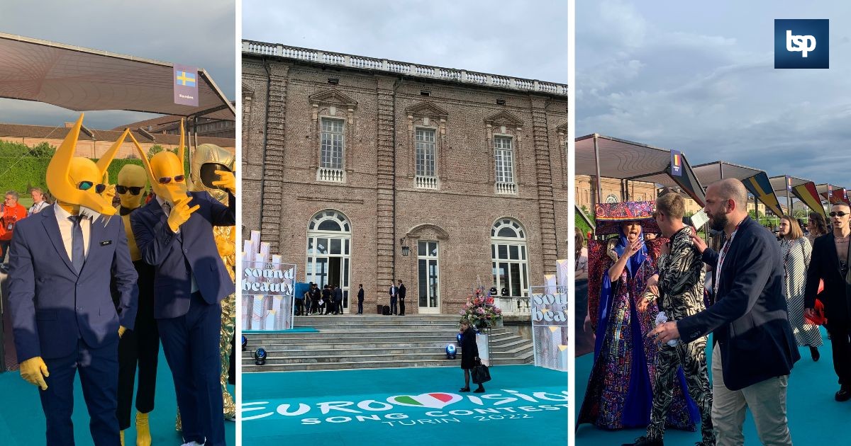 Eurovision 2022, a Venaria il Turquoise Carpet: l’ inaugurazione tra scenari da sogno, pioggia e sorrisi