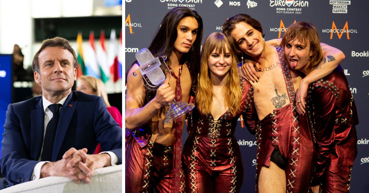 Macron voleva che i Maneskin fossero squalificati da Eurovision: il racconto del commentatore francese