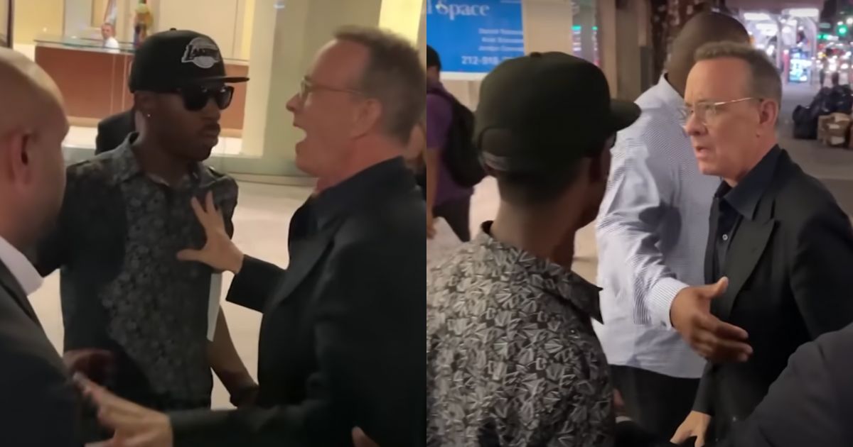 Tom Hanks perde le staffe con un fan: "Back the f**ck off". Il video della lite per difendere la moglie