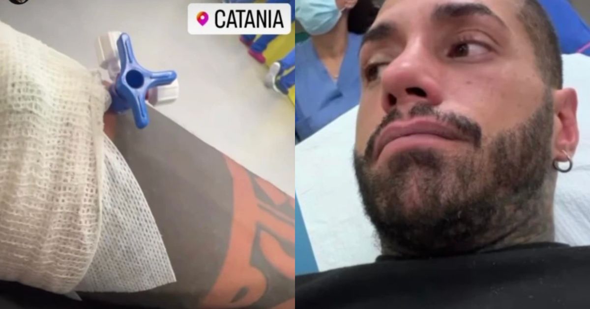 Francesco Chiofalo portato in ospedale a Catania: “Non sento più la gamba”. Come sta adesso