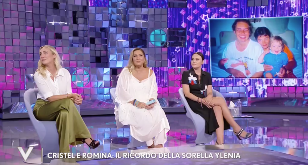 Romina Power con le figlie Cristel e Romina commenta una foto con i suoi quattro figli