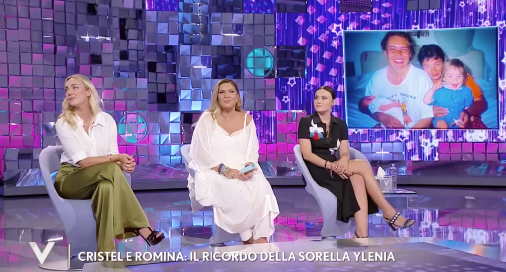  Romina Power con le figlie Cristel e Romina commenta una foto con i suoi quattro figli