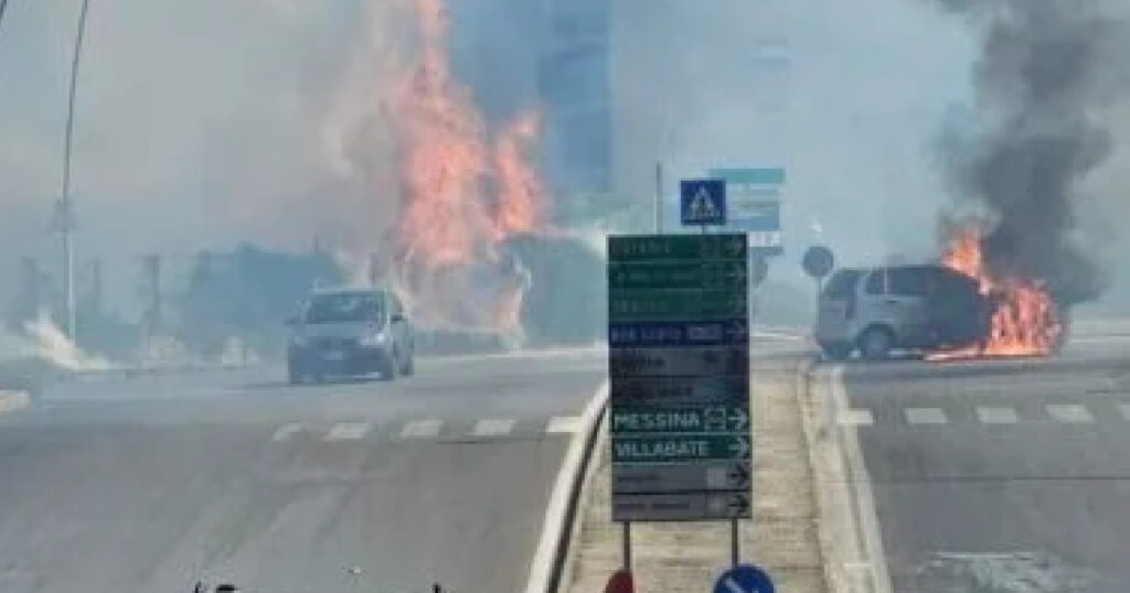 Incendi Palermo Sicilia