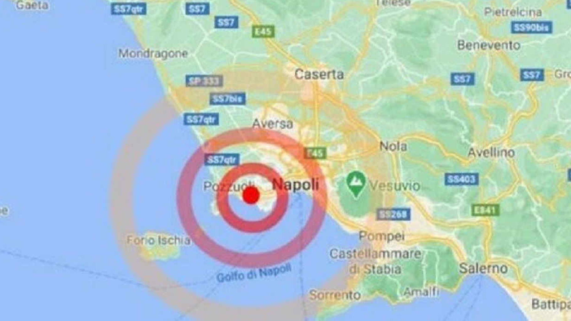 Italia, forte scossa di terremoto