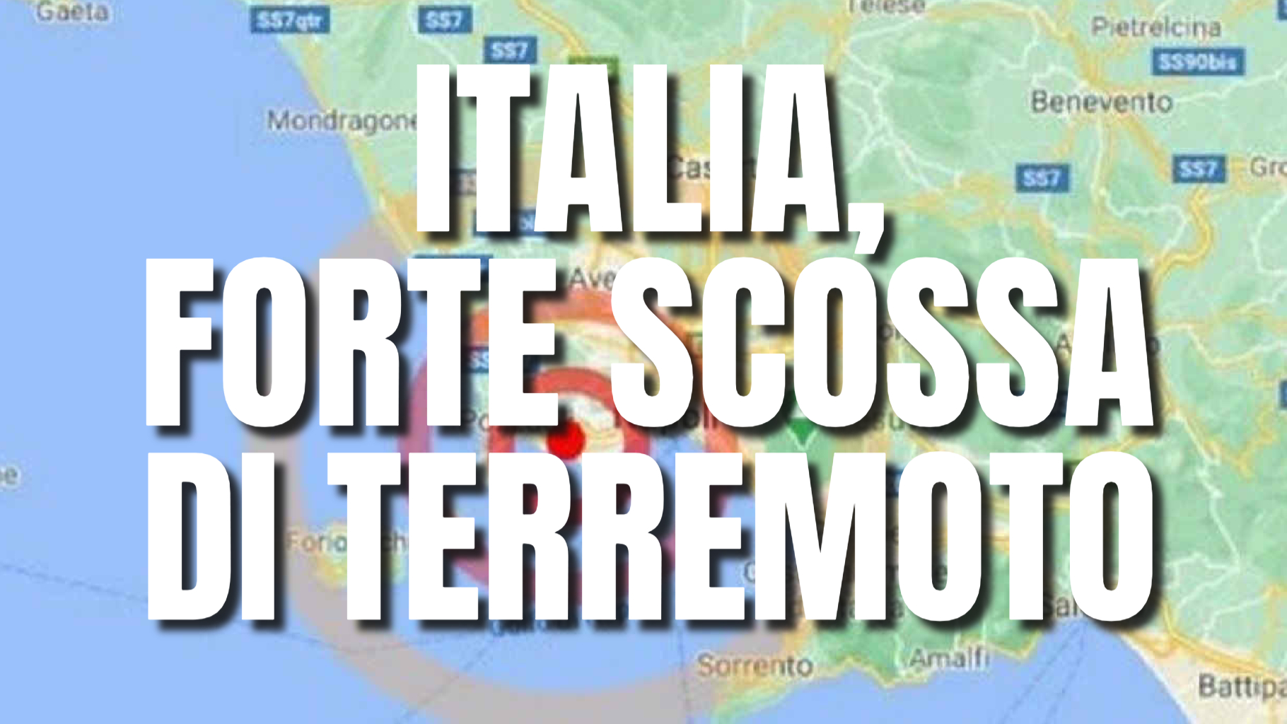 Italia forte scossa di terremoto the social post