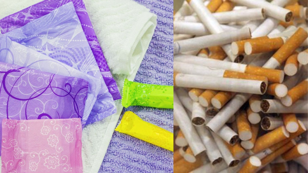 La tampon tax torna al 10% e le sigarette aumentano: la la bozza della Manovra crea polemiche