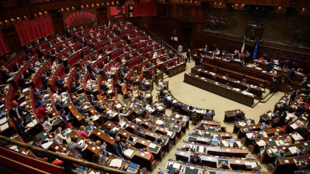 La camera dei deputati del parlamento italiano