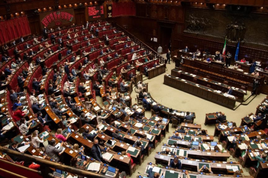 La camera dei deputati del parlamento italiano