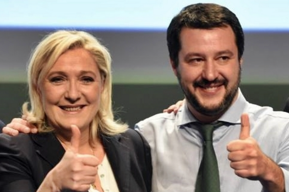 Matteo Salvini abbraccia Marine Le Pen (per rottamare Giorgia)