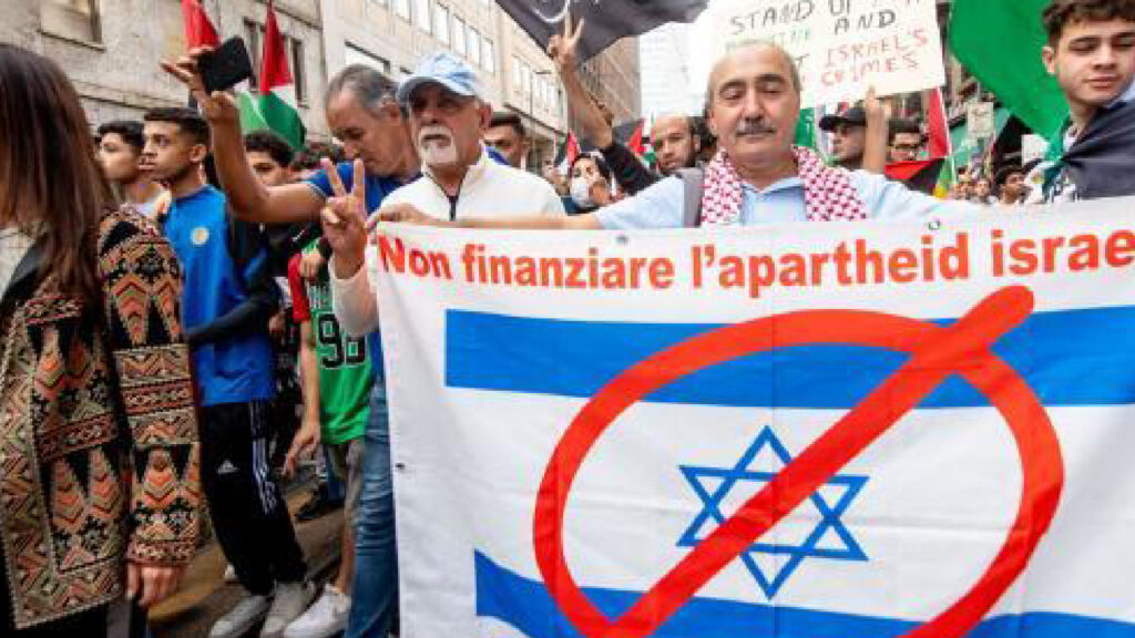 Francesco Giordano Terrorista Tobagi manifestazione PaleStina